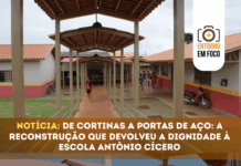De Cortinas a Portas de Aço: A Reconstrução que Devolveu a Dignidade à Escola Antônio Cícero