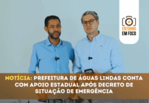 Prefeitura de Águas Lindas conta com apoio estadual após decreto de situação de emergência